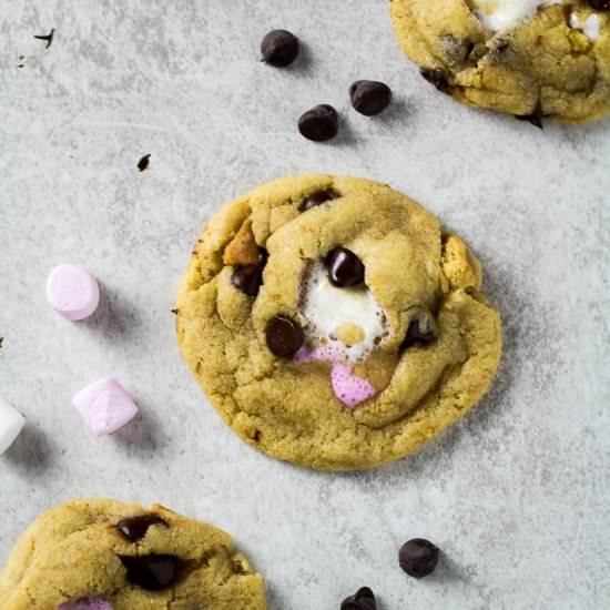 Chocolate Chip S’mores Cookies