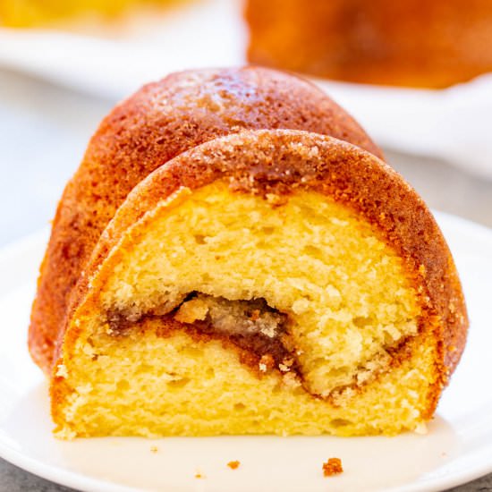 Cinnamon Sugar Swirl Coffee Cake