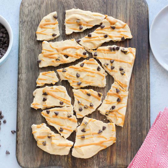 Chocolate Peanut Butter Yogurt Bark