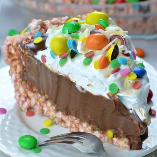 No Bake Easter Chocolate Pie