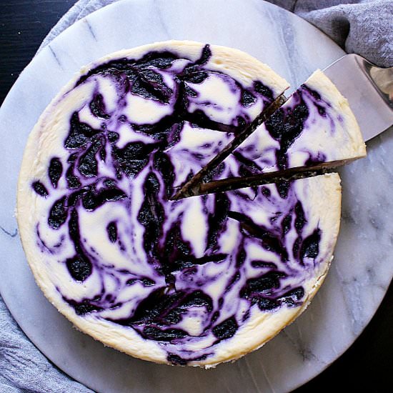 Keto Blueberry Cheesecake