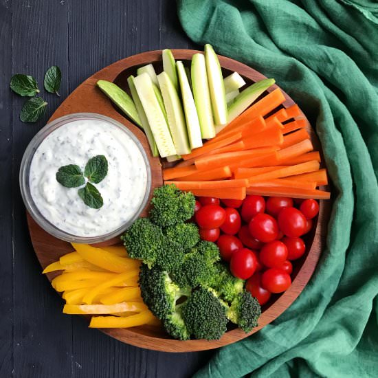 Cheese Dip with Vegetable