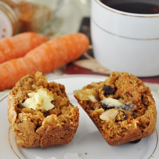Healthy Morning Glory Muffins