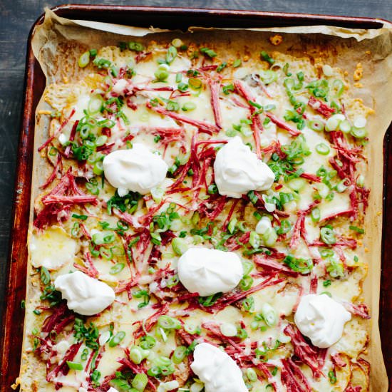 Sheet Pan Irish Nachos