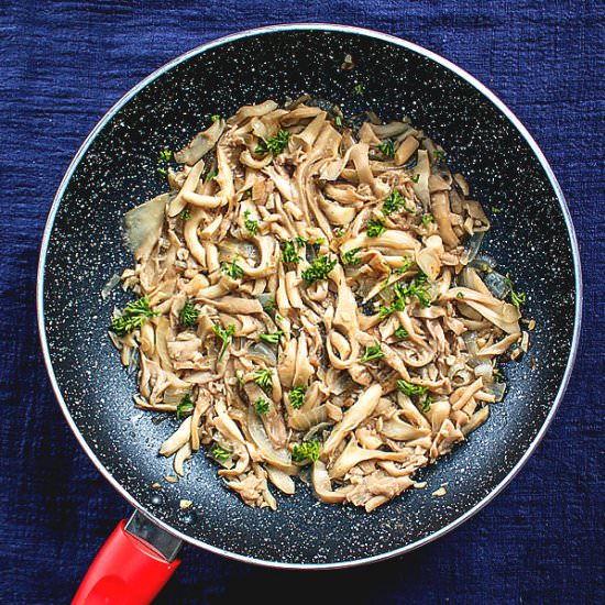 Sauteed Oyster Mushrooms