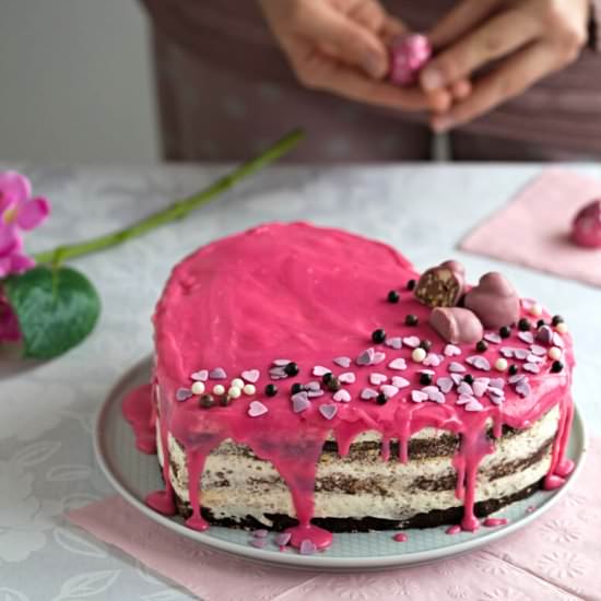 Easy Heart Shaped Cake