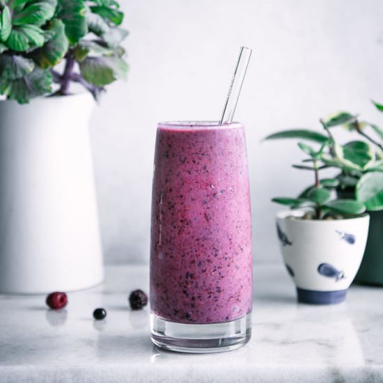 Triple Berry Banana Smoothie