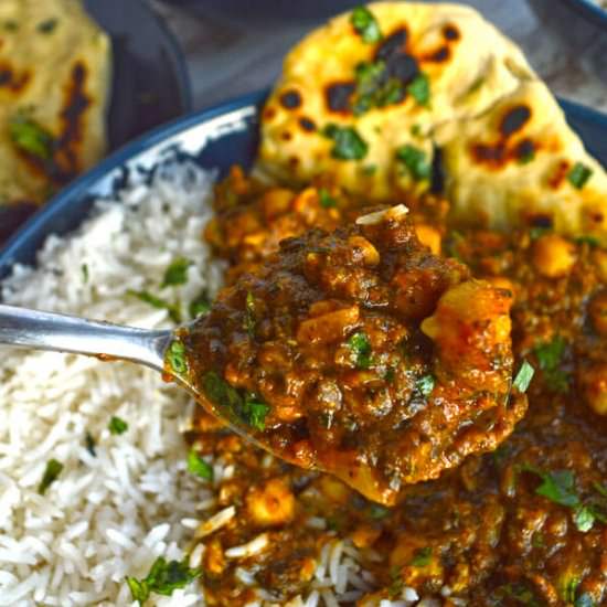 Chickpea Spinach Curry