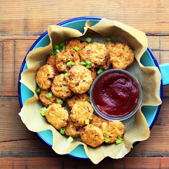 Cheesy Keto Cauliflower Tots