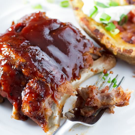 Slow Cooker BBQ Ribs