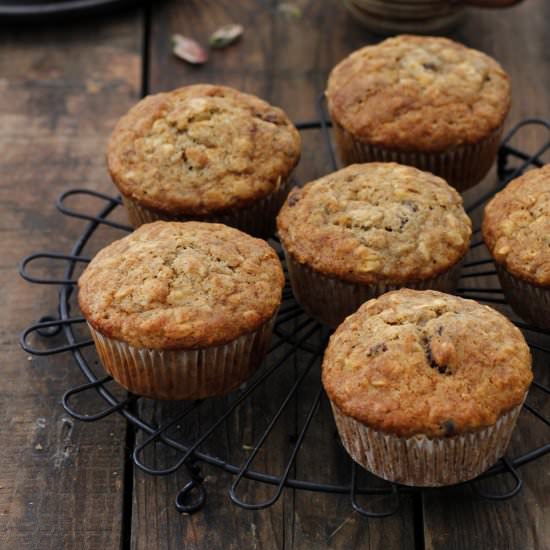 Whole Wheat Banana Muffins