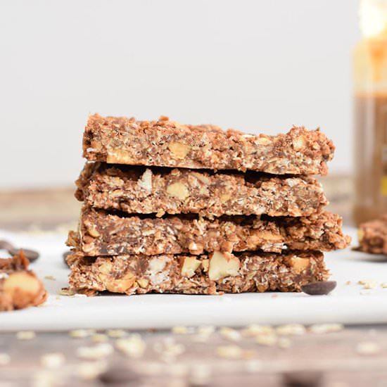 Simple peanut butter granola bars