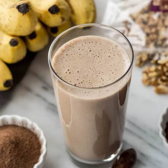 Coffee walnut smoothie