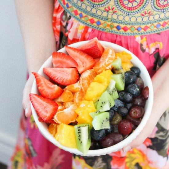Rainbow Fruit Salad