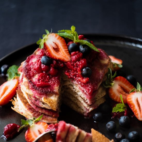 Fluffy Vegan Pancakes