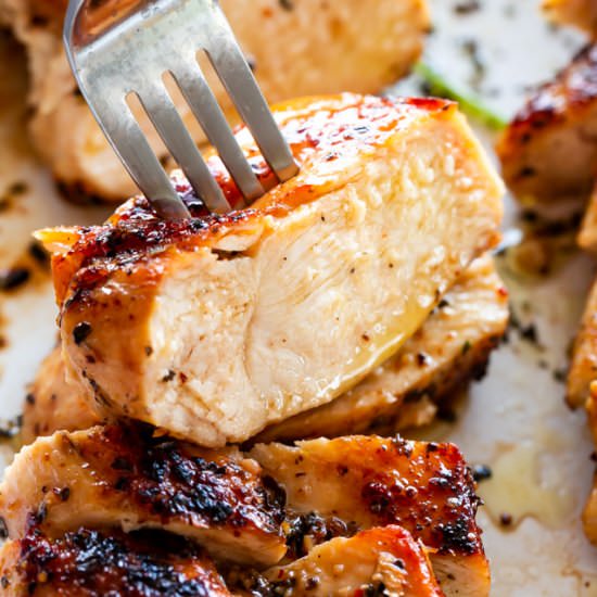 Juicy Stove Top Chicken Breasts