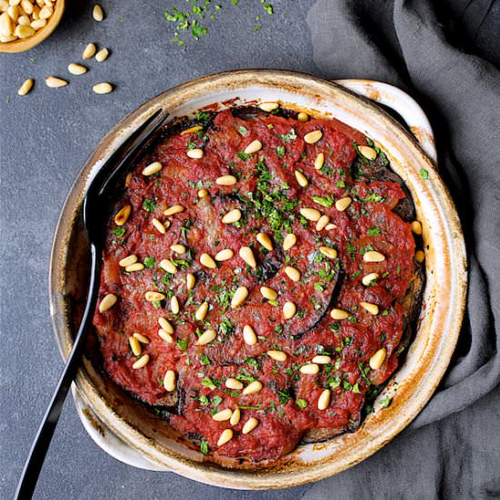 Healthy Turkish Eggplant Casserole