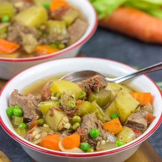 Slow Cooker Pot Roast Soup