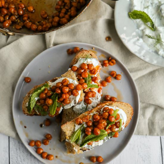 Crispy Chickpea Sandwiches