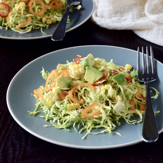 Shaved Brussels Sprout Salad