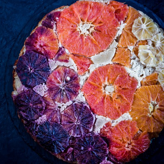 Upside Down Winter Citrus Cake