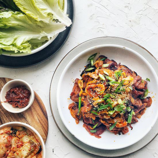 Spicy Korean Pork