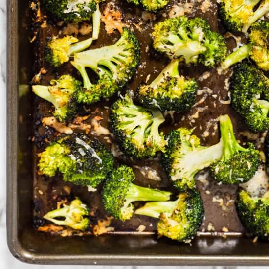 Asiago Roasted Broccoli