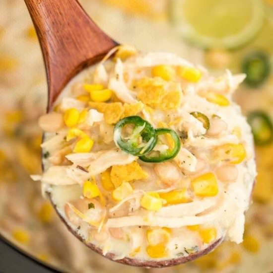 Crockpot White Chicken Chili