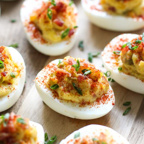 Bacon Deviled Eggs