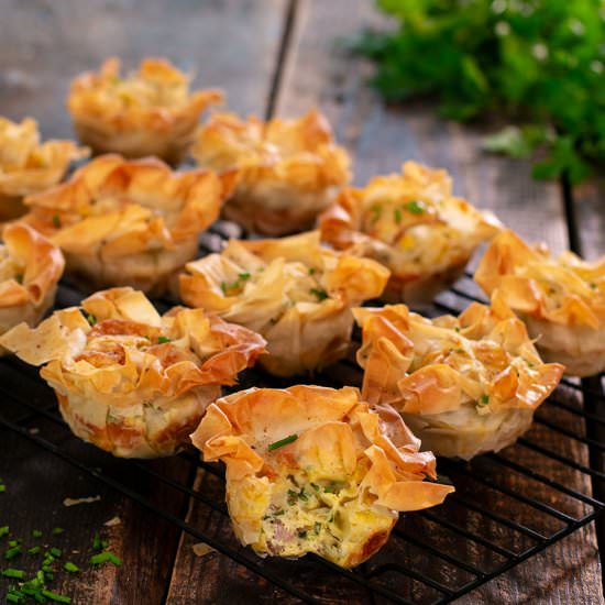 Filo Mini Quiches