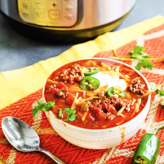 The Best Instant Pot Chili