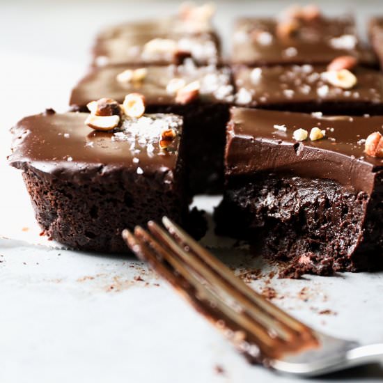 Hazelnut Coffee Brownies