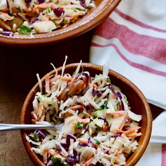 Classic Vegan Coleslaw