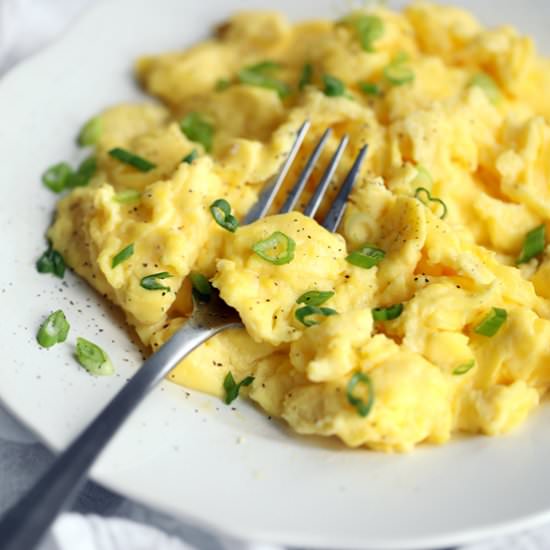 The Best Scrambled Eggs Ever