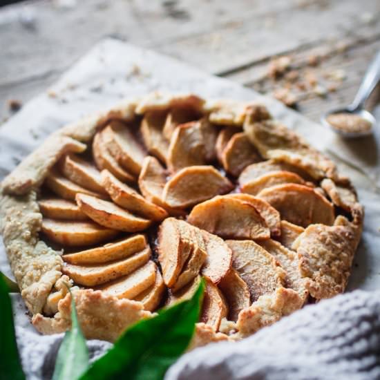 Rustic Apple Plum Galette
