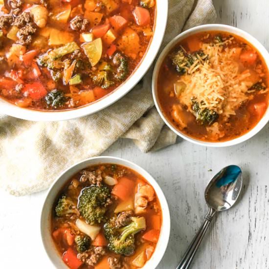 Tasty Low Carb Taco Soup