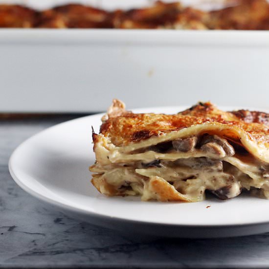 mushroom lasagna