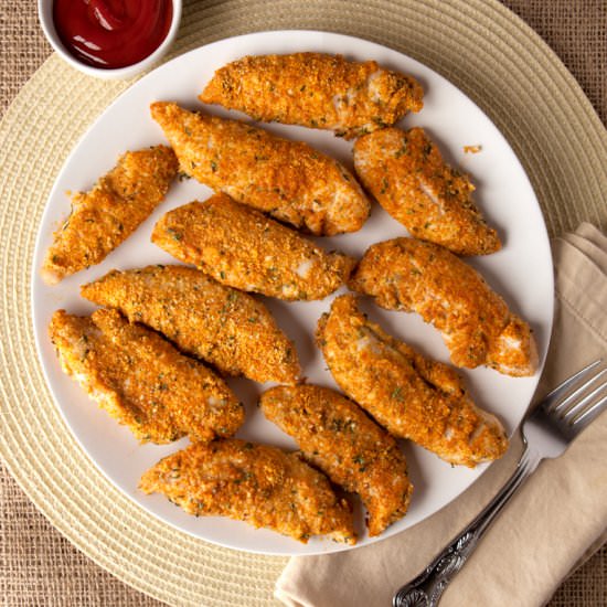 Low Carb Crispy Chicken Tenders