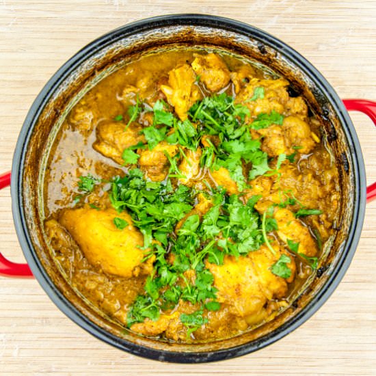 Black Pepper & Garlic Chicken Curry