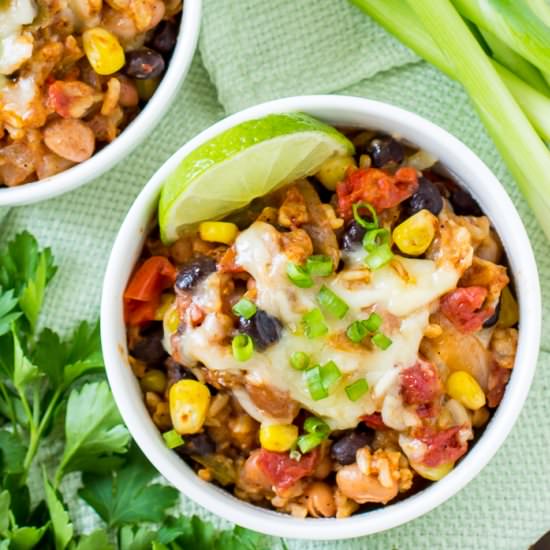 Crock Pot Enchilada Bake