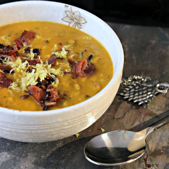 pumpkin & smoked oyster chowder