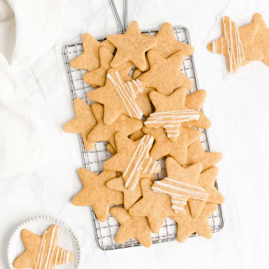 Healthy Vanilla Bean Sugar Cookies