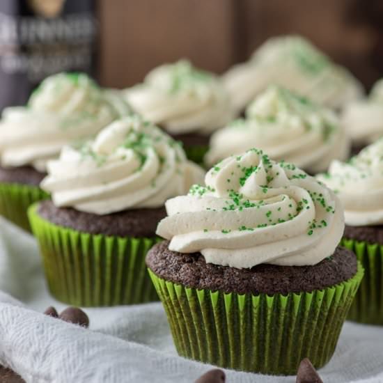 Irish Car Bomb Cupcakes