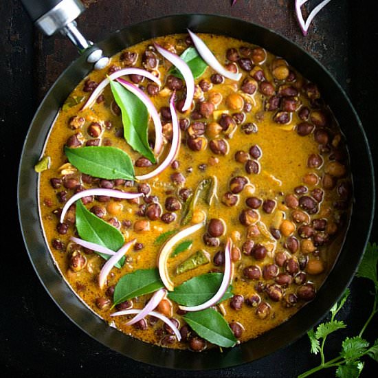 Black Chickpeas Curry