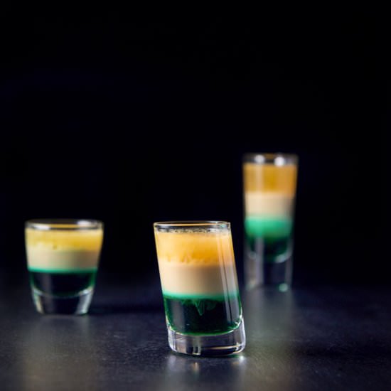 Irish Flag Shot