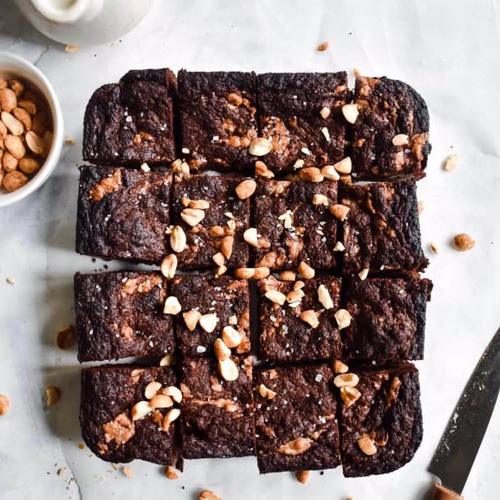 Vegan Peanut Butter Brownies