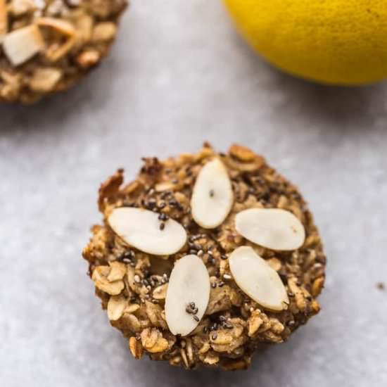Lemon Baked Oatmeal Cups