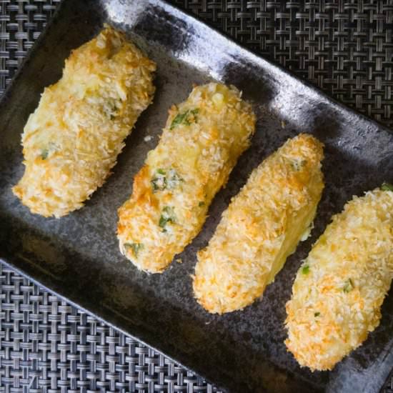 Tuna Fish Sticks with Avocado Sauce