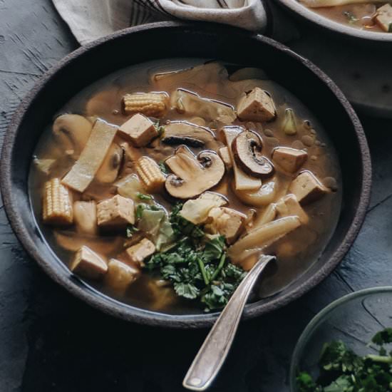 Vegan Hot and Sour Soup