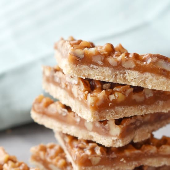 Butterscotch Brickle Bars